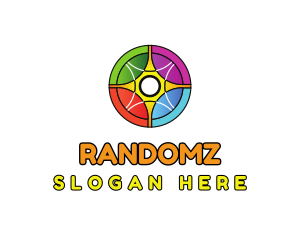 Rainbow Circle Wheel Logo