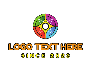 Circle - Rainbow Circle Wheel logo design