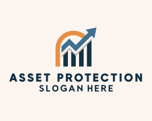 Financial Marketing Arrow  logo