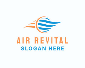 Exhaust Airflow Ventilation  logo design