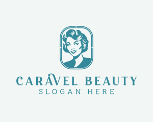 Woman Salon Beauty logo design