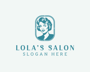 Woman Salon Beauty logo design