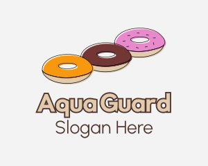 Triple Donut Snack Logo