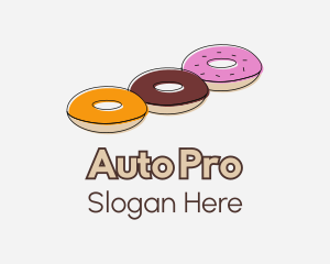 Triple Donut Snack Logo