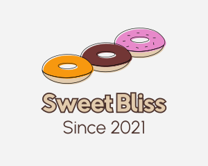 Triple Donut Snack logo design