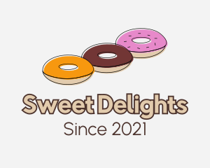 Triple Donut Snack logo design