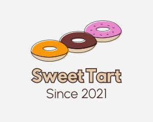 Triple Donut Snack logo design