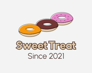 Triple Donut Snack logo design