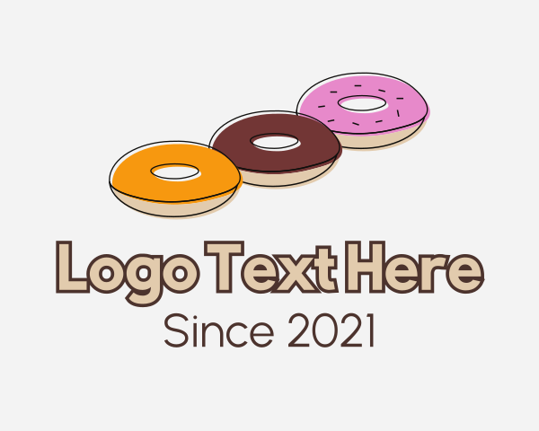 Donut logo example 4