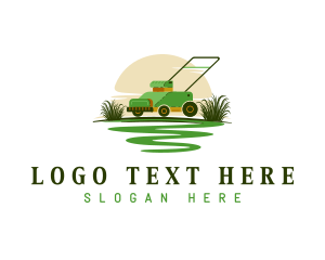 Lawn Mower Gardening logo