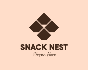 Chocolate Bar Dessert logo design