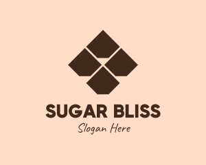 Chocolate Bar Dessert logo design