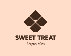 Chocolate Bar Dessert logo design