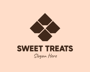 Chocolate Bar Dessert logo design