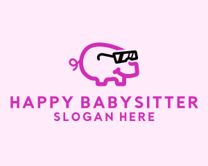 Cool Pig Sunglasses logo design