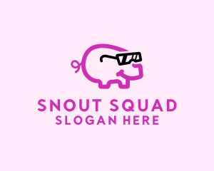 Cool Pig Sunglasses logo design