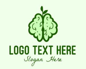 Natural Brain Health  logo design