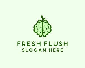 Natural Brain Health  logo design