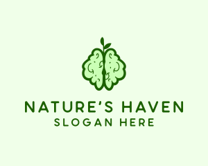 Natural Brain Health  logo design