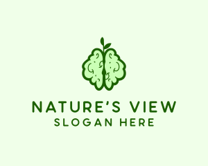 Natural Brain Health  logo design