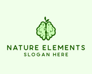 Natural Brain Health  logo design