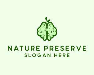 Natural Brain Health  logo design