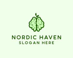 Natural Brain Health  logo design