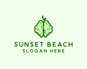 Natural Brain Health  logo design