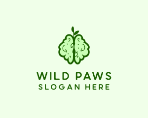 Natural Brain Health  logo design