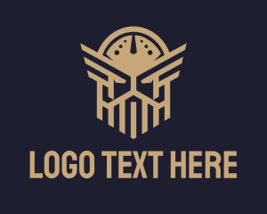 Golden Mythology God Logo
