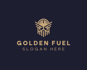 Golden Mythology God logo design