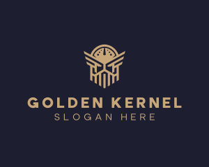 Golden Mythology God logo design