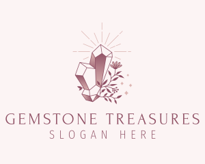 Gradient Luxe Gemstone logo design