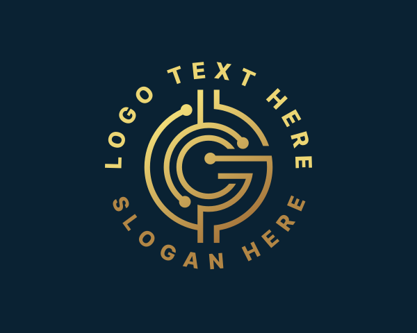 Letter Gc logo example 2