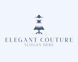 Tailor Dressmaker Mannequin Couture logo design