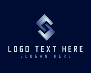 Studio Cube Letter S logo