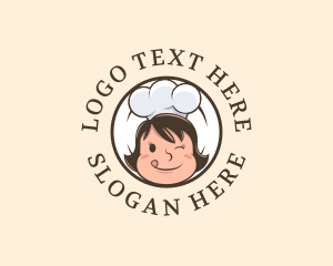 Food - Smiling Restaurant Cook logo design