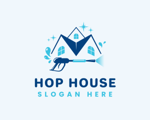 House Cleaning Pressure Washer logo design