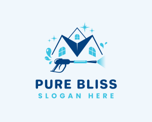 House Cleaning Pressure Washer logo design