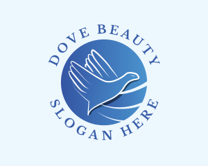 Dove Bird Hand Charity logo design