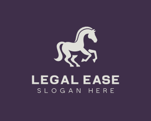 Equestrian Stallion Horse logo