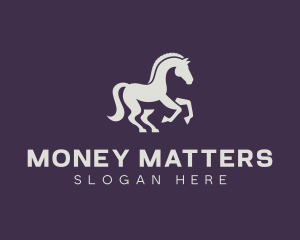 Equestrian Stallion Horse logo