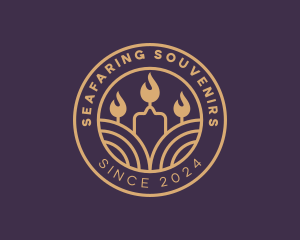 Candlelight Decor Souvenir logo design