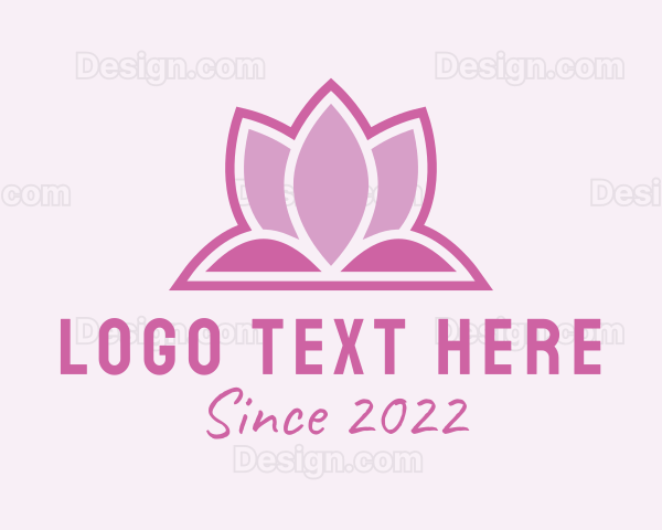 Lotus Flower Wellness Logo