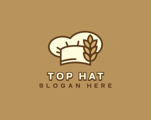 Wheat Chef Hat logo design