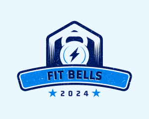 Kettlebell Fitness Gym logo design