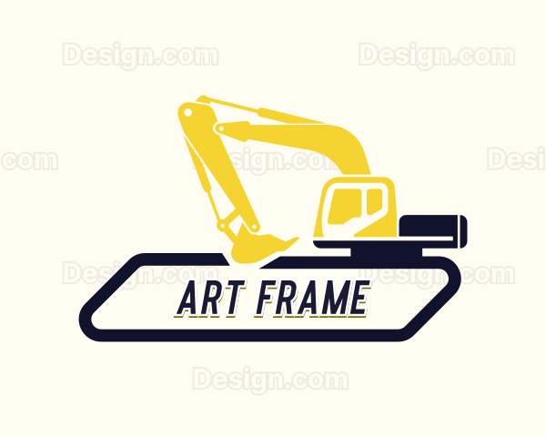 Construction Excavator Machinery Logo