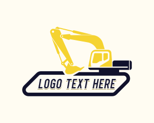 Construction Excavator Machinery logo