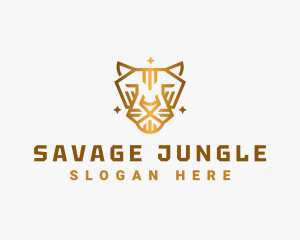 Wild Cat Tiger logo design