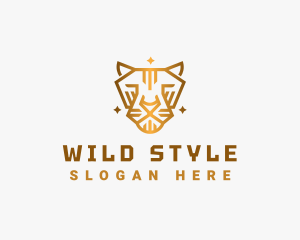 Wild Cat Tiger logo design